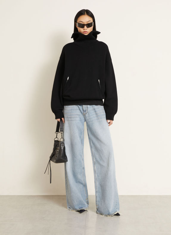 BALENCIAGA Troyer BACK-TO-FRONT SCHWARZ