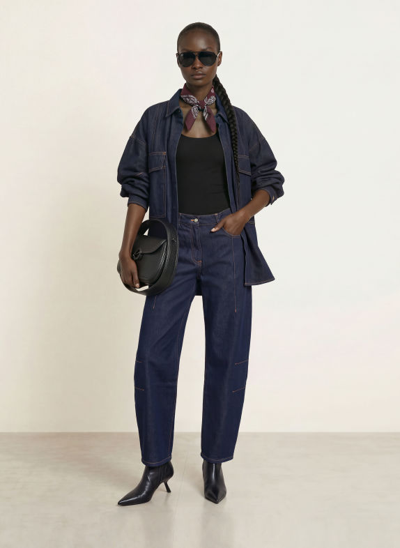 WRSTBHVR Jeansy wide leg BETS V2 5073 RAW BLUE