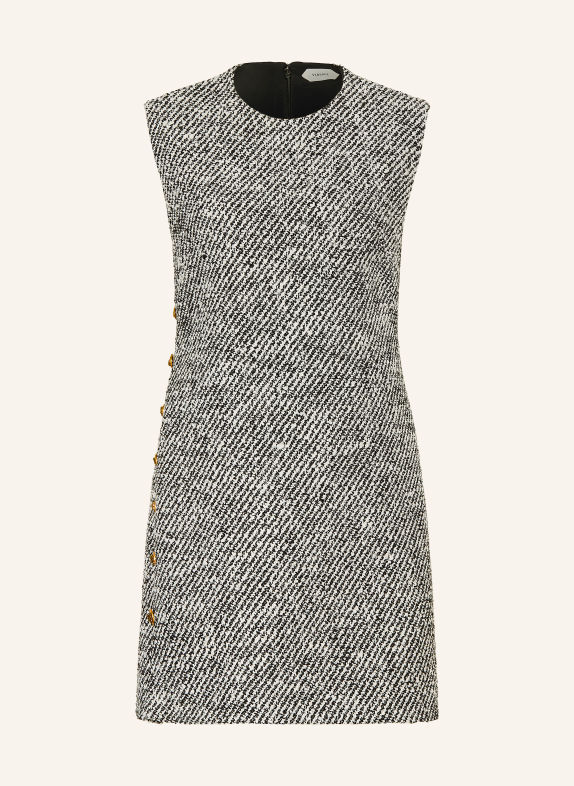 VERSACE Bouclé dress BLACK / WHITE