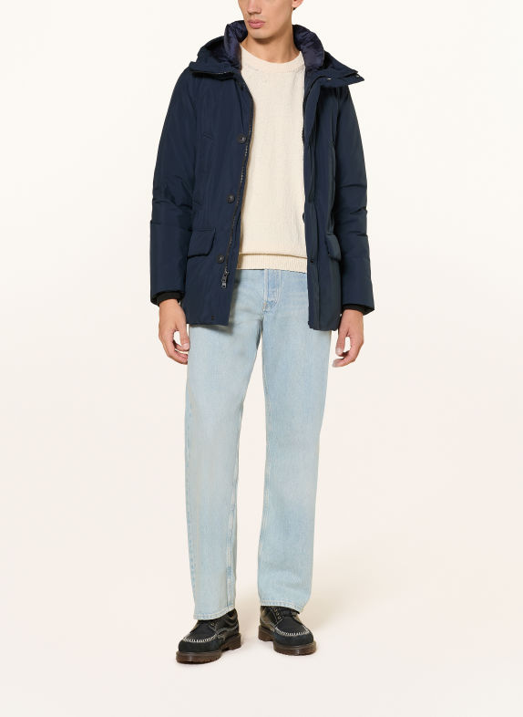 WOOLRICH Parka cu puf CLOUD ALBASTRU ÎNCHIS