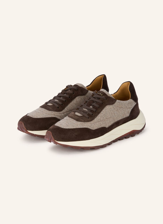 HENDERSON FALCON Sneakers DARK BROWN / GRAY