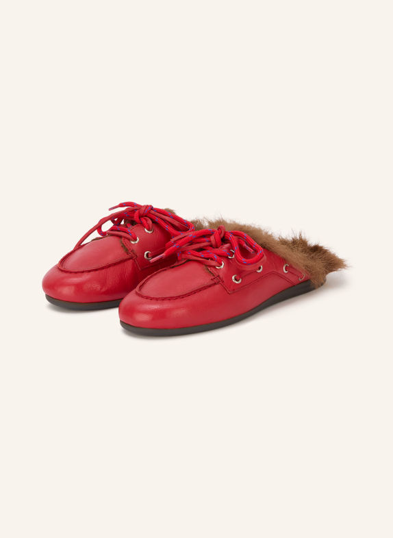 Posa Mules RED / SILVER