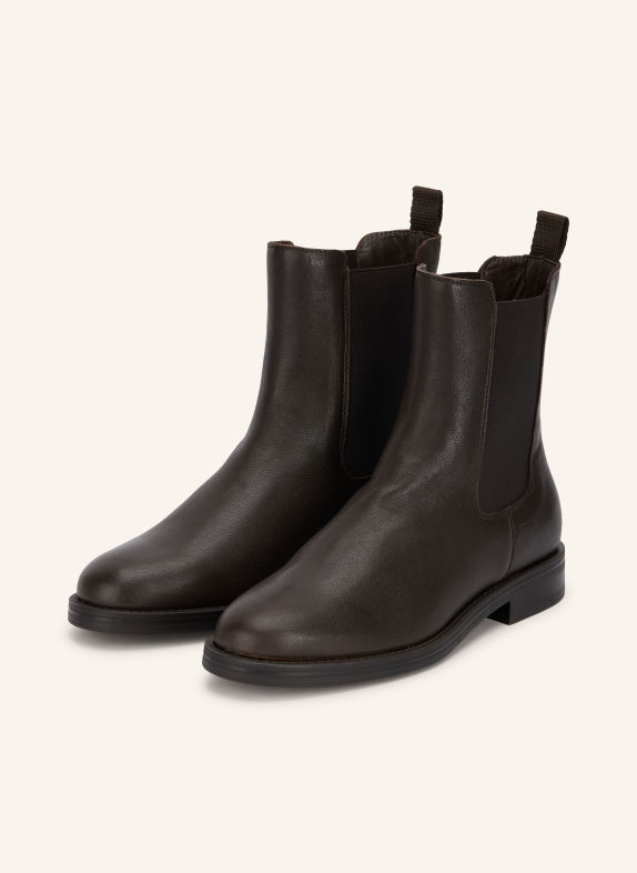 MRS & HUGS Chelsea-Boots DUNKELBRAUN