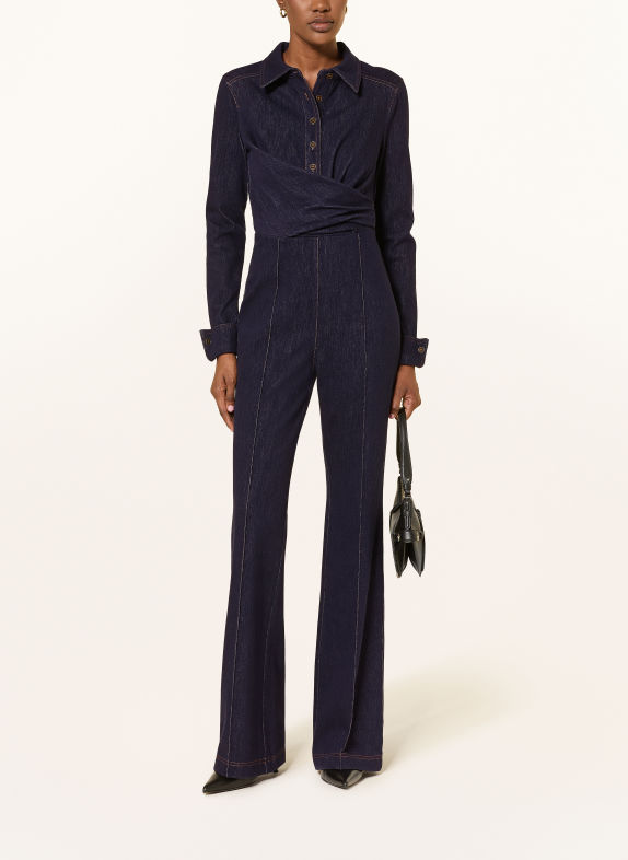 DIANE VON FURSTENBERG MICHELE Jeans Jumpsuit DARK BLUE
