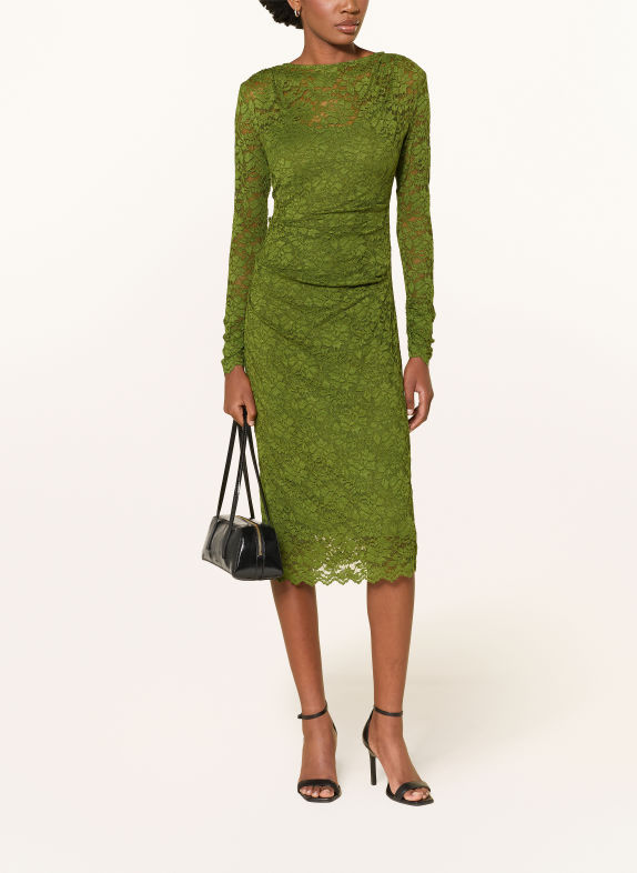 DIANE VON FURSTENBERG Robe en dentelle DARRIUS VERT