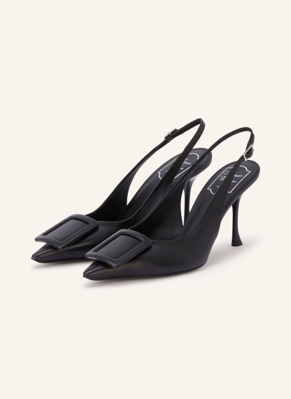 Roger Vivier Pantofi cu baretă VIV' IN THE CITY NEGRU