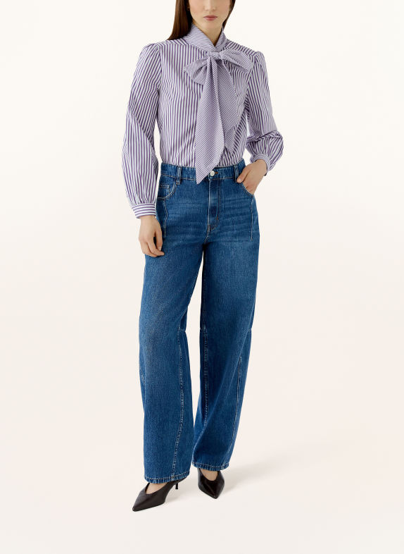 oui Strikblouse PAARS / WIT