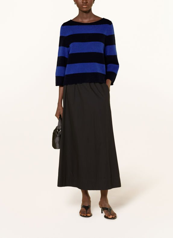 oui Trui met 3/4-mouwen DONKERBLAUW / BLAUW