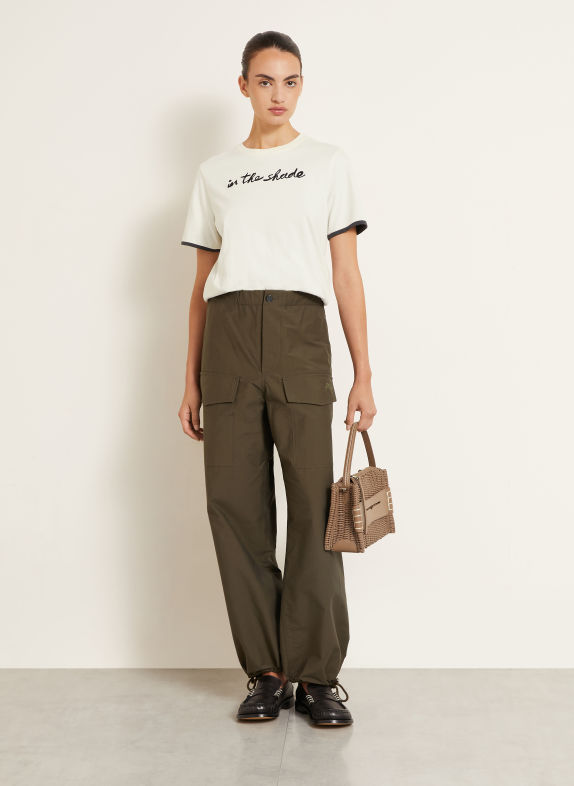 JW ANDERSON T-shirt ECRU / DONKERGRIJS