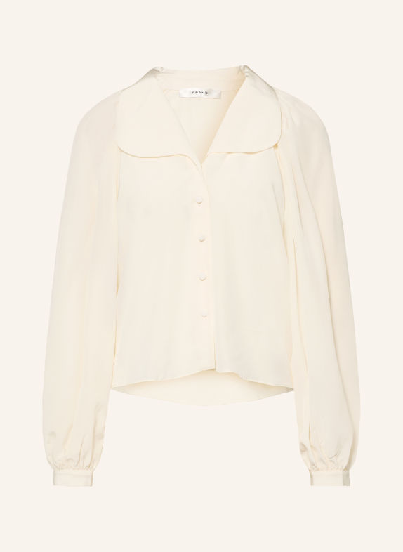 FRAME Seidenbluse THE SILK GALA SHIRT CREME