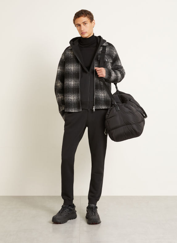 MONCLER Overjacket SCHWARZ / HELLGRAU / DUNKELGRAU