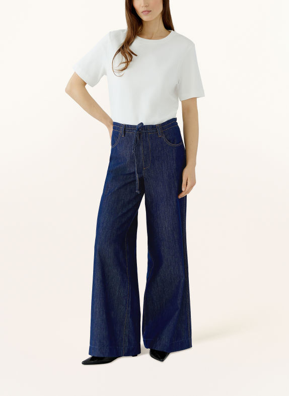 oui Jean wide leg THE PALAZZO 5900 RAW DENIM