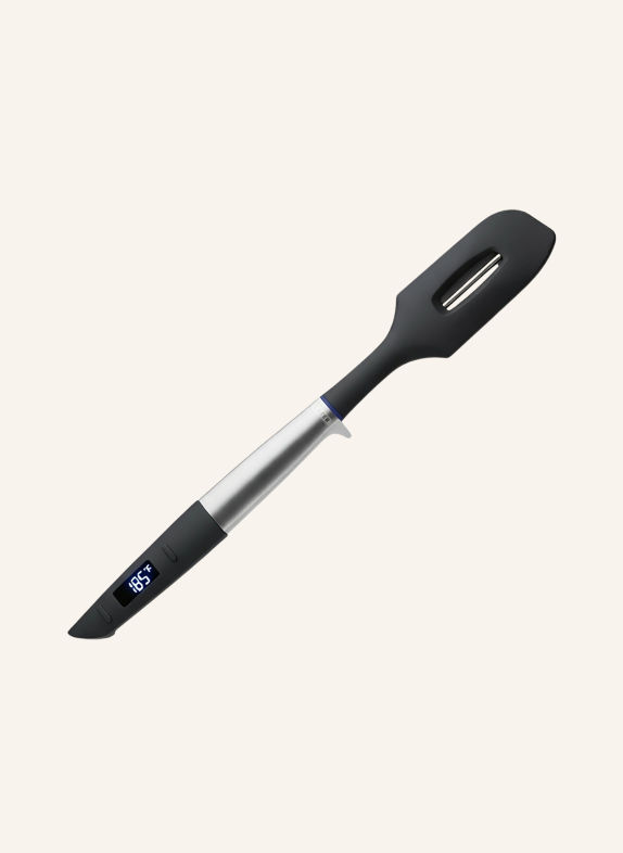 JOHANN LAFER EDITION Koch- und Temperaturlöffel SILBER / SCHWARZ