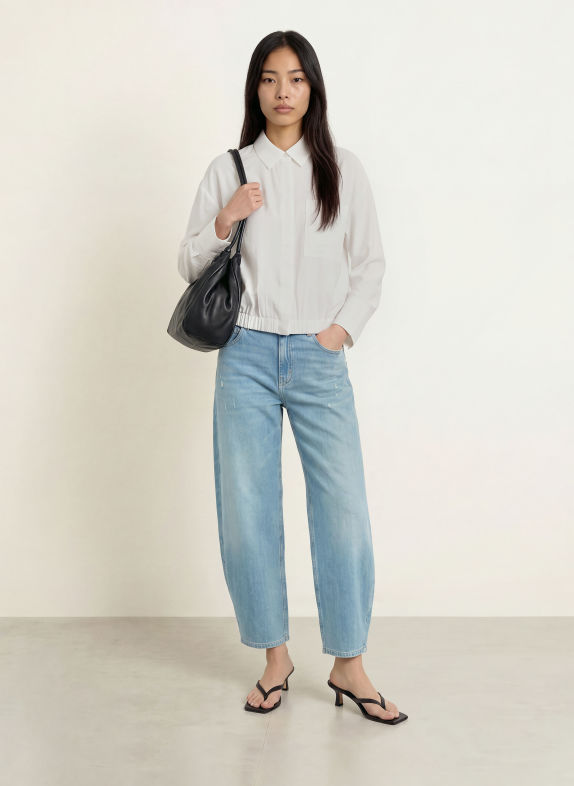 OPUS Overhemdblouse FRACE WIT