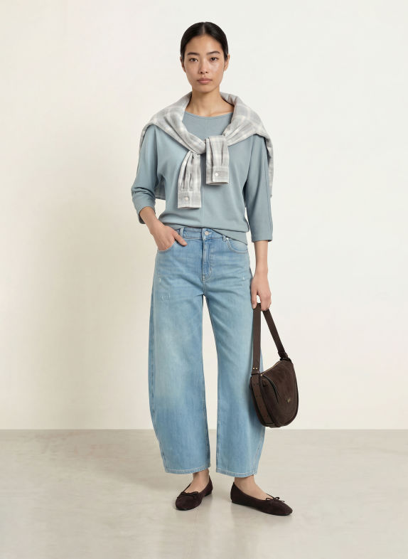 OPUS Sweatshirt SUISA BLEU GRIS