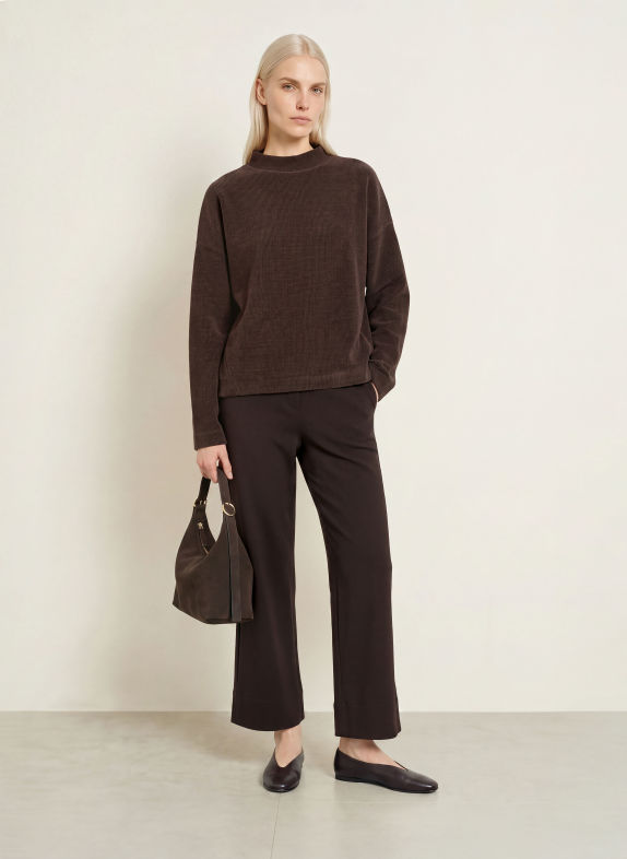 OPUS Pull GEMSE MARRON FONCÉ