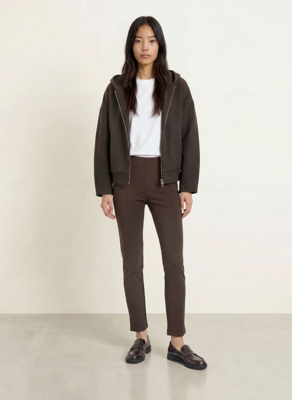 OPUS Marlenehose ELVINA DUNKELBRAUN