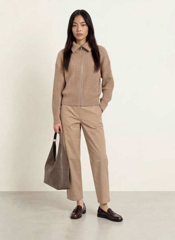 OPUS Gilet DODESA MARRON CLAIR