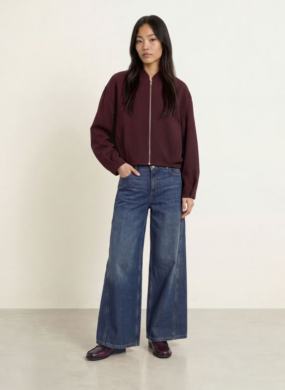 OPUS Blouson JEASY ROUGE FONCÉ