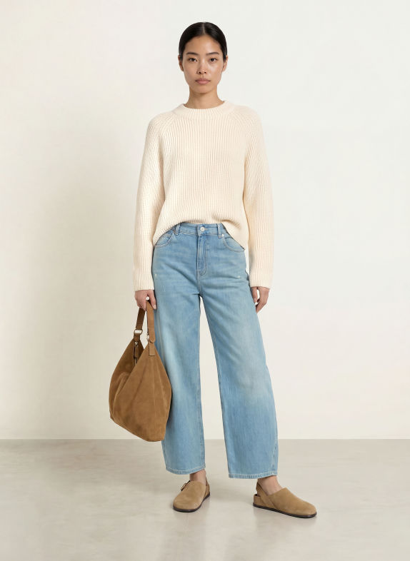 OPUS PONUSA Sweater CREAM