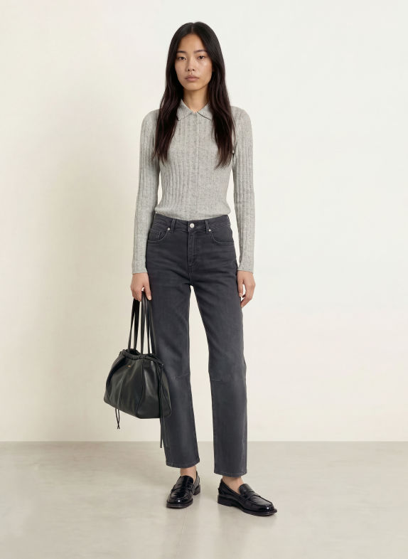 OPUS Gilet SITAMI GRIS CLAIR / GRIS FONCÉ