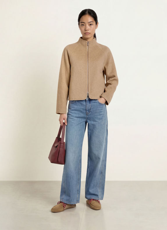 OPUS Veste HELISU MARRON CLAIR