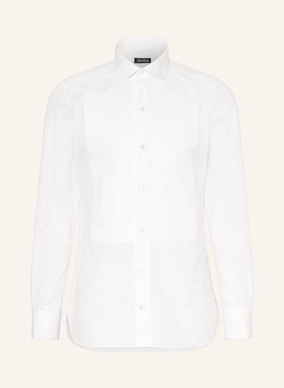 ZEGNA Smoking-Hemd Regular Fit WEISS