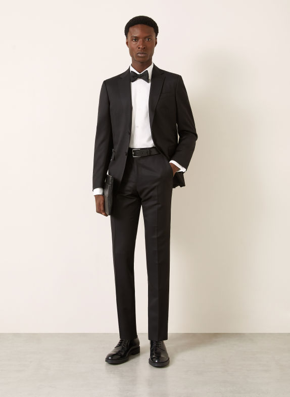ZEGNA Smokingová košile Regular Fit BÍLÁ