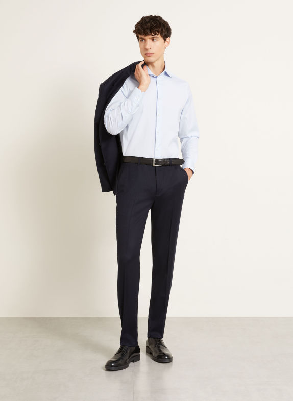 ZEGNA Overhemd, slim fit LICHTBLAUW