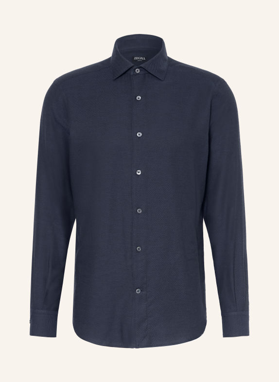 ZEGNA Hemd Regular Fit DUNKELBLAU