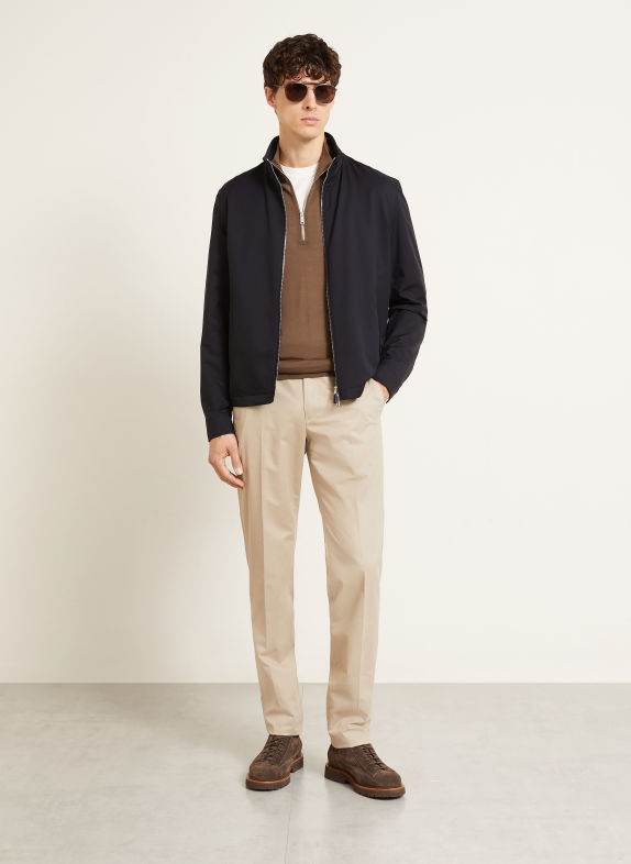 ZEGNA Bomber jacket DARK BLUE