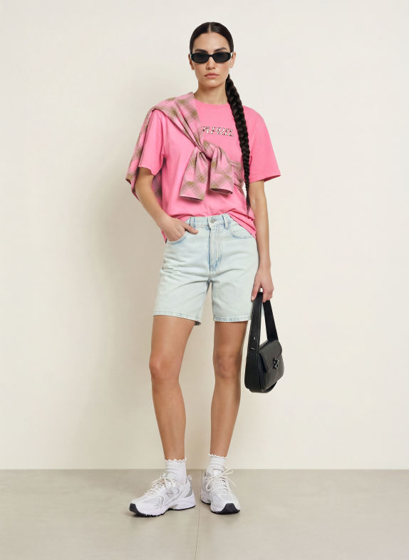 OH APRIL COWGIRL T-shirt PINK