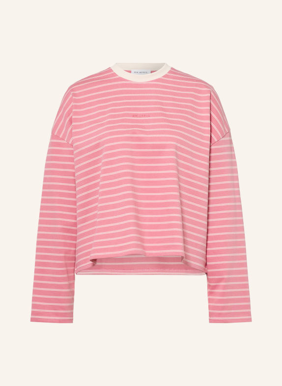OH APRIL Longsleeve ROZE / WIT