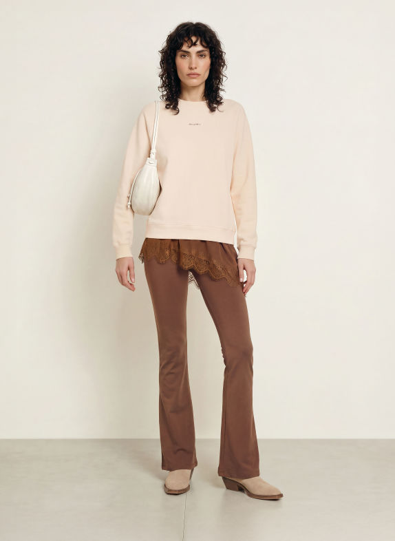 OH APRIL Sweatshirt oversize CRÈME