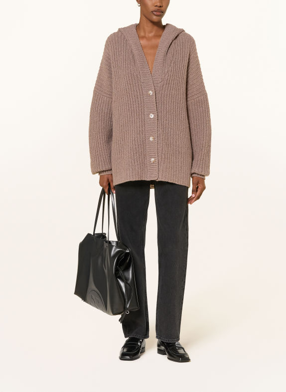by Aylin Koenig Vest TONI van merinowol TAUPE