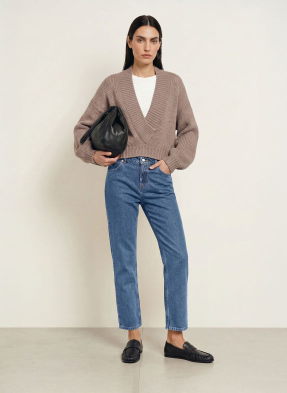 by Aylin Koenig Cropped Jeans ROSALIE 001 DENIM BLUE