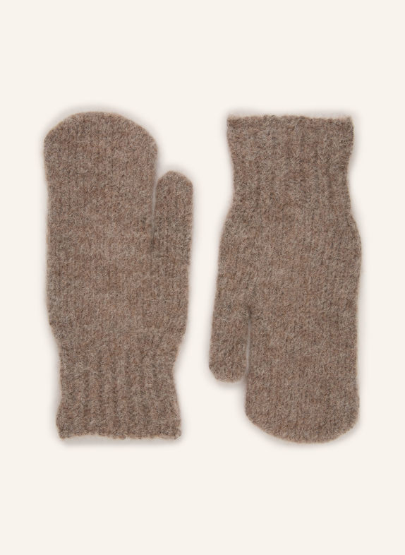 by Aylin Koenig Moufles RUPY en alpaga TAUPE