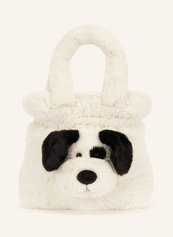 Jellycat Handtas RUFFERTY PUPPY ECRU / ZWART