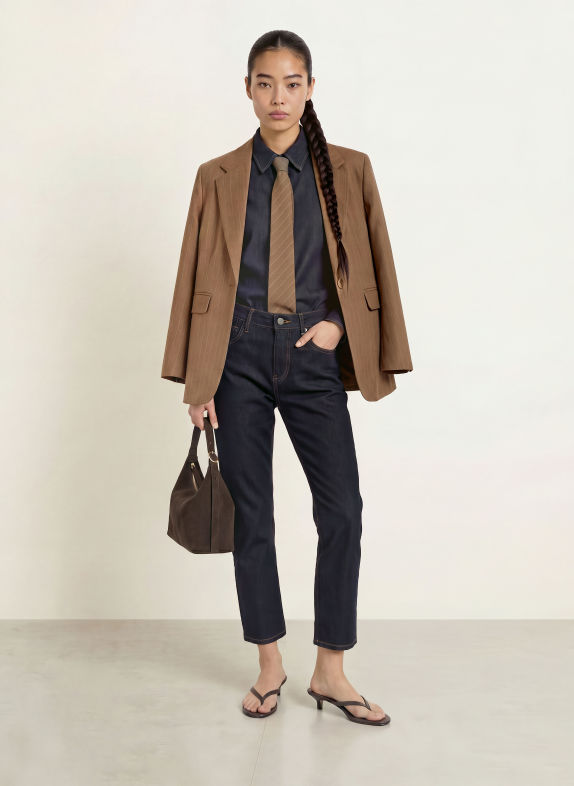 ELIAS RUMELIS Boyfriend jeans LEONA 1544 deep ocean blue