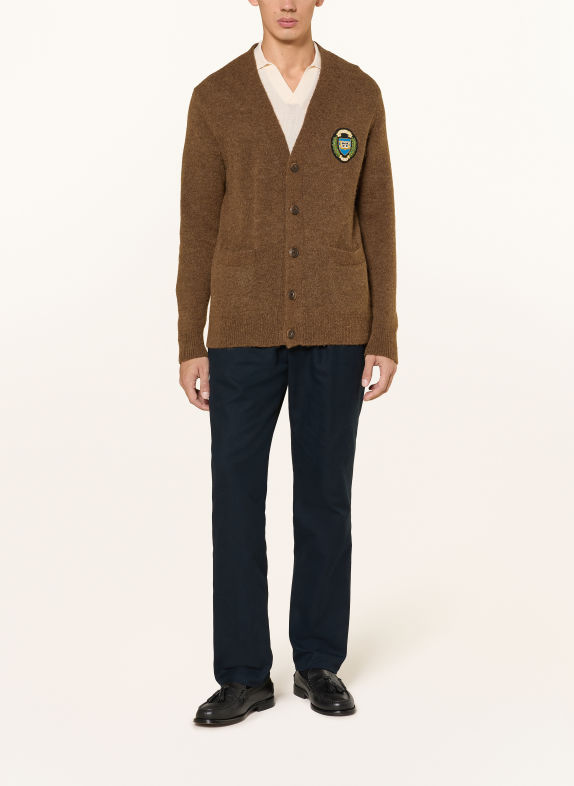 GANT Cardigan with alpaca BROWN / GREEN / BLUE