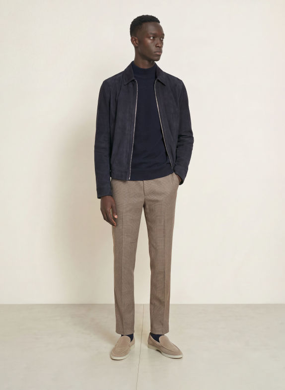 DISTRETTO 12 Sweter MICHELANGELO GRANATOWY