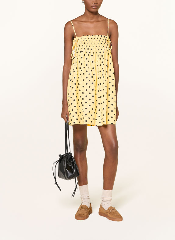 DAMSON MADDER. LILO Dress LIGHT YELLOW / BLACK