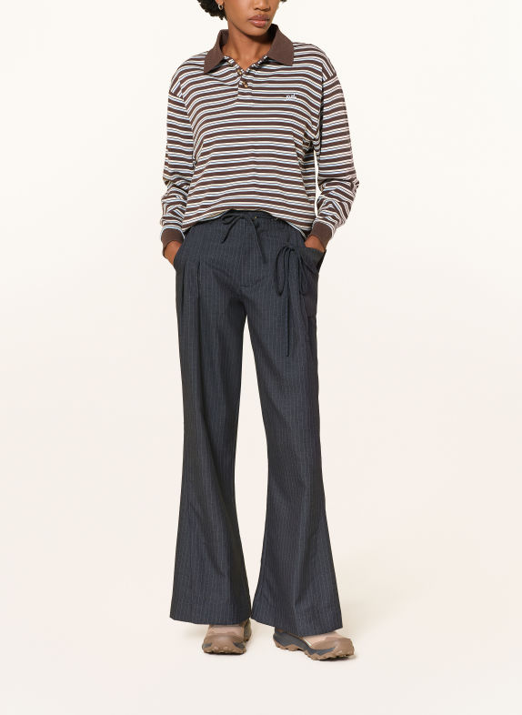 DAMSON MADDER. Marlenehose TATIANNA DUNKELBLAU / BLAUGRAU