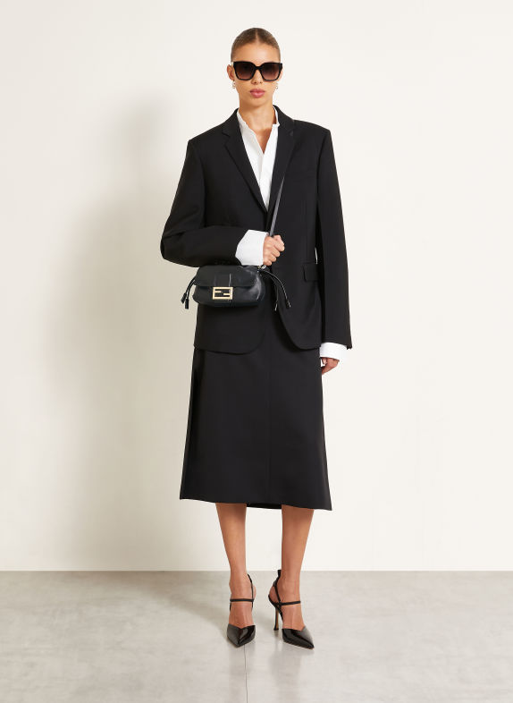 FENDI Torebka BAGUETTE SOFT SMALL CZARNY