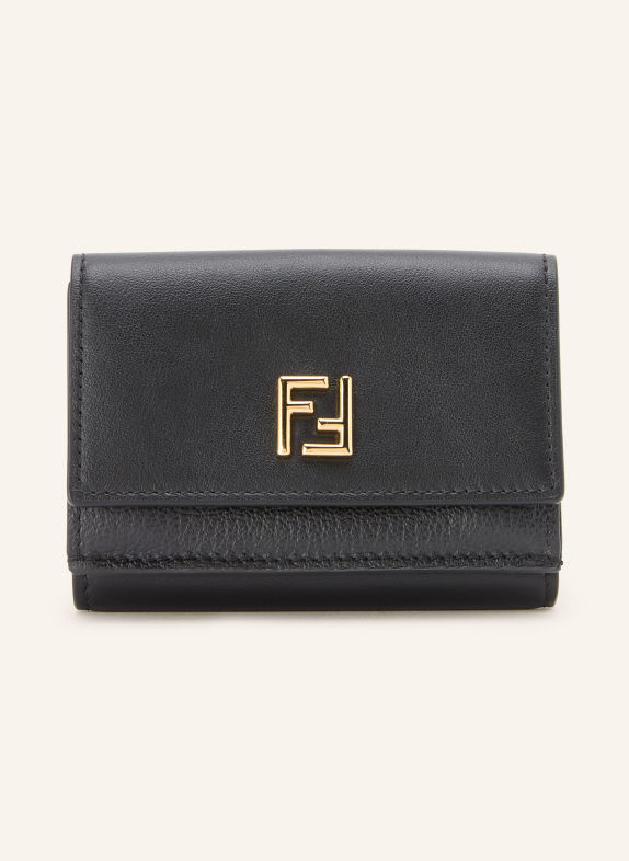 FENDI MINI TRIFOLD FF Wallet BLACK