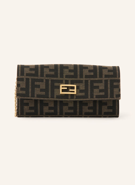FENDI Umhängetasche KHAKI / GOLD / SCHWARZ