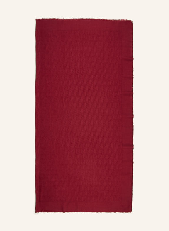 FENDI Halsdoek DONKERROOD