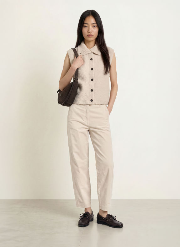 Marc O'Polo Teddyfell-Weste CREME