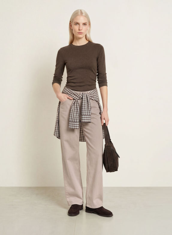 Marc O'Polo Long-sleeve shirt DARK BROWN
