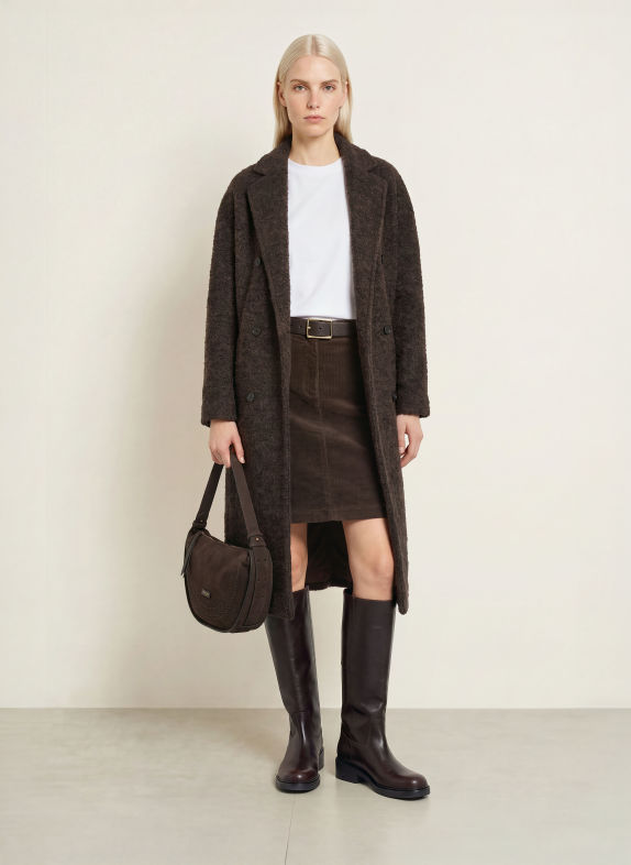 Marc O'Polo Bouclé-Mantel TAUPE